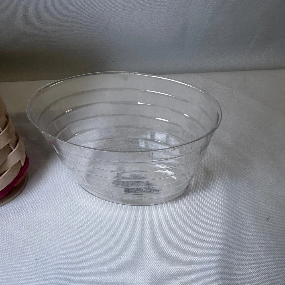 Longaberger 2011 Horizon of Hope Pink Handwoven Basket with Protector NWT